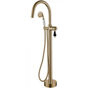 Смеситель Boheme Medici 309-BLC для ванны с душем, напольный, бронза/черный