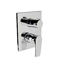 Смеситель Clever Paula 98747 для ванны с душем, на 3 или 4 выхода (внешняя часть)