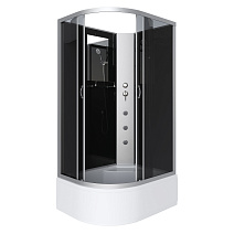 Душевая кабина Niagara Classic NG-2510-14RBKG 120x80x200 стекло тонированное/профиль серебро