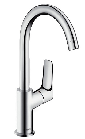 Смеситель Hansgrohe Logis 71130000 для раковины 210 см, поворотный излив, хром