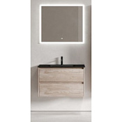 Мебель для ванной Sancos Libra 80 LB80EG дуб галифакс натуральный/черный