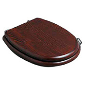 Крышка-сиденье для унитаза Simas Lante LA 008 cr  орех/хром