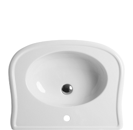 Раковина подвесная Simas Lante LA 10/1 hole 70x54x13 с 1 отверстием под смеситель, белый