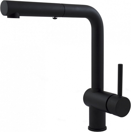Смеситель Paffoni Light LIG285NO-MET для кухонной мойки, черный