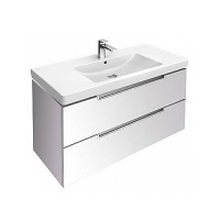 Тумба с раковиной Villeroy & Boch Subway 2.0 A69010DH 100 белая глянцевая