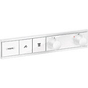 Термостат Hansgrohe RainSelect 15380700 на 2 потребителя, для душа, белый матовый