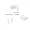 Тумба с раковиной Ravak Formy 01 SD X000001029 80 белая - фото 2