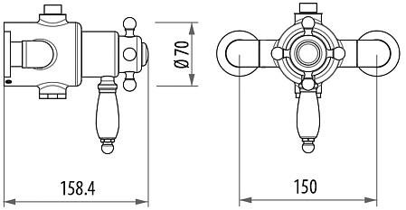 Смеситель Gattoni TSRE940D0.I oro для ванны золото