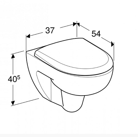 Комплект Geberit Renova Nr.1 500.124.TC.R инсталляция + унитаз подвесной + крышка-сиденье +клавиша