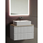Мебель для ванной со столешницей Sancos Snob T 80 SNT80W+TT80A1 Bianco/Kreman - фото 4