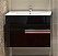 Тумба с раковиной Roca Victoria Nord Black Edition ZRU9000097 80 черная