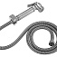 Гигиенический душ Zorg Antic AZR 3 LB SL для биде, серебро - фото 1