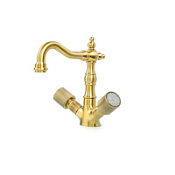 Смеситель Boheme Royal Cristal 312-Royal/CRST для раковины, бронза