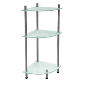 Полка WasserKRAFT K-4133 угловая, хром