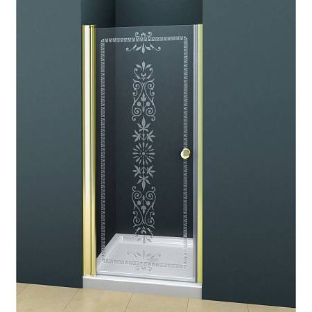 Душевая дверь в нишу Cezares Royal Palace ROYAL PALACE-A-B-1-90-CP-G