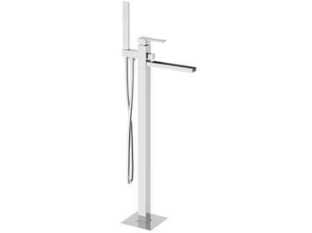 Смеситель Remer Qubica Cascata QC08 для ванны, хром