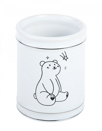 Стакан Fixsen Teddy FX-600-3 белый