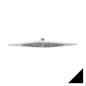 Верхний душ Emmevi C06658mm300/NEO черный матовый