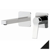 Смеситель Remer Slash SL15PLNO для раковины, черный матовый