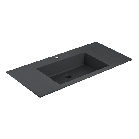 Мебельная раковина Vincea VCB-13100B 100x48x16.5 черный матовый