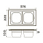 Контейнер Omoikiri DC-04-2-LG светлое золото - фото 2