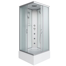 Душевая кабина Niagara Classic NG-1108-14G 90x90x215 стекло матовое/профиль серебро