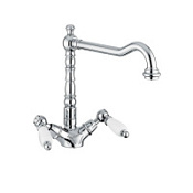 Смеситель Emmevi Deco Ceramic 121617CR для кухонной мойки, хром