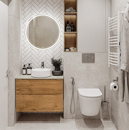 Тумба с раковиной BelBagno Etna ETNA-H60-800-2C-SO-RN-P 80 Rovere Nature