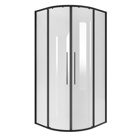 Душевой уголок Niagara Nova NG-6827-34BLACK 100x100x195 стекло прозрачное/профиль черный матовый