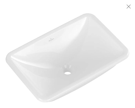 Раковина Villeroy & Boch Loop & Friends 4A570001 54x34 альпийский белый