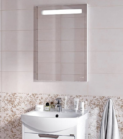 Зеркало Cersanit Base KN-LU-LED010*40-b-Os 40*70 с подсветкой