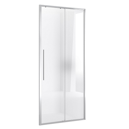 Душевая дверь Niagara Nova NG-64-10A 100x195 стекло прозрачное/профиль хром