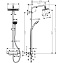 Душевая стойка Hansgrohe Croma E 27630000 хром - фото 2