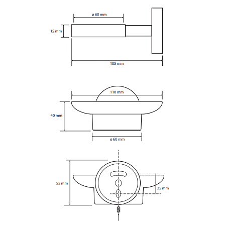 Набор Bemeta Omega 204601 (6 предметов)