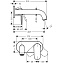 Смеситель Hansgrohe Vernis Shape 71578670 для раковины, черный матовый - фото 2