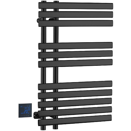 Полотенцесушитель электрический Boheme Venturo 723-B 80х50 см, сухой, черный