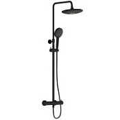 Душевая стойка VitrA Aquaheat Bliss 240 A4720536EXP черный матовый Душевая стойка VitrA Aquaheat Bliss 240 A4720536EXP черный матовый