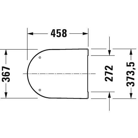 Унитаз подвесной Duravit ME by Starck 45790920A1 микролифт