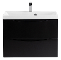 Тумба с раковиной BelBagno Marino MARINO-700-2C-SO-NL-P 70 nero lucido