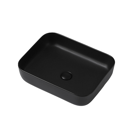 Раковина накладная ABBER Rechteck AC2202MB черный матовый