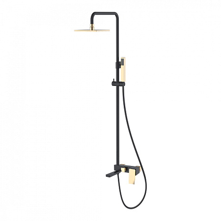 Душевая стойка Boheme Q 148-BG.2 черный/золото