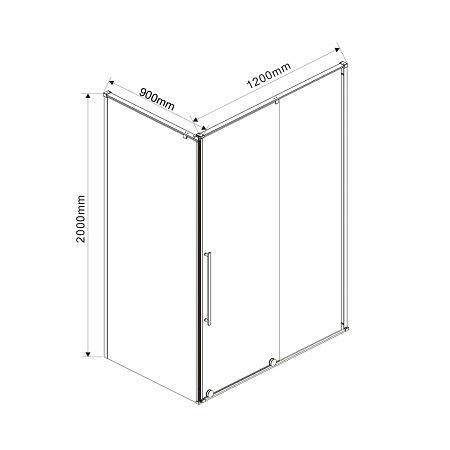 Душевой уголок Vincea Arno VSR-1A9012CL 120x90x200 прозрачное/хром