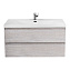 Тумба под раковину Cezares Molveno MOLVENO-80-2C-SO-LB 80 Legno Bianco