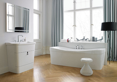 Тумба для комплекта Duravit Esplanade  белая 85