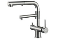 Смеситель Zorg Inox SZR-3216 для кухонной мойки/для фильтра, нержавейка