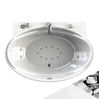 Акриловая ванна Radomir Лагуна Комфорт Luxe 1-01-5-0-3-026 185х124