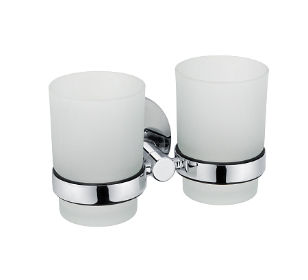 Подстаканник двойной Fixsen Europa FX-21807 хром