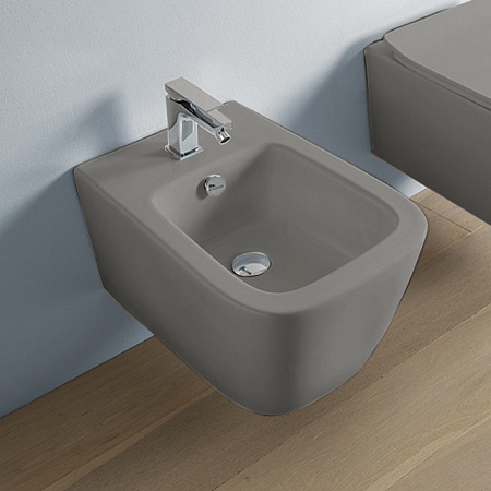 Биде подвесное ArtCeram A16 ASB001 15;00 grigio oliva 
