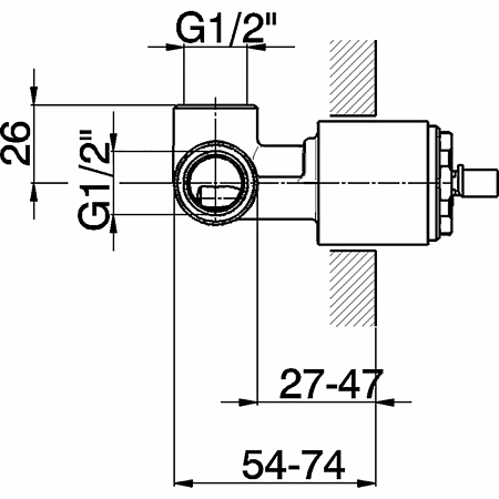 Cкрытая монтажная часть Cisal  ZA00530004 смесителя для душа 