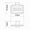 Мыльница WasserKRAFT Exter K-5269  светлая бронза - фото 2